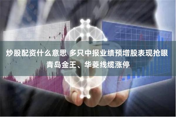 炒股配资什么意思 多只中报业绩预增股表现抢眼 青岛金王、华菱线缆涨停