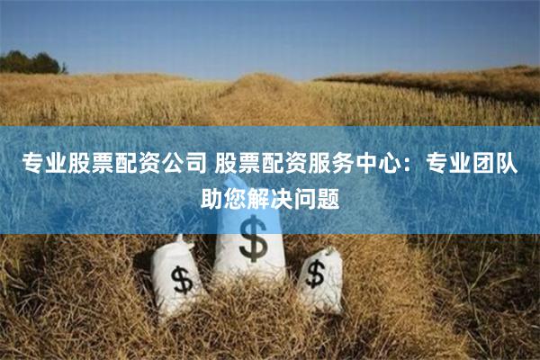 专业股票配资公司 股票配资服务中心：专业团队助您解决问题