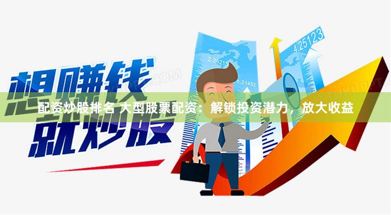 配资炒股排名 大型股票配资：解锁投资潜力，放大收益